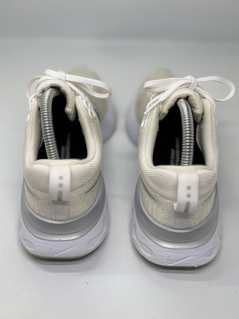 Nike React Infinity Run Flyknit Women’s 7.5 White Running Shoes Sneakers - Picture 11 of 13